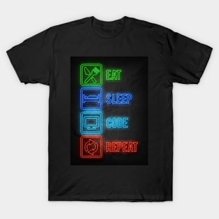 Eat Sleep Code Repeat T-Shirt